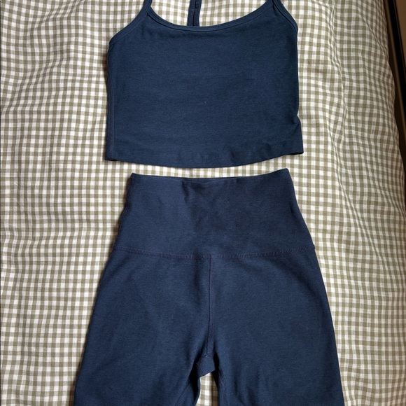 Beyond yoga set. Tan and blue set available. $70 each or $120 for both. - Picture 2 of 4